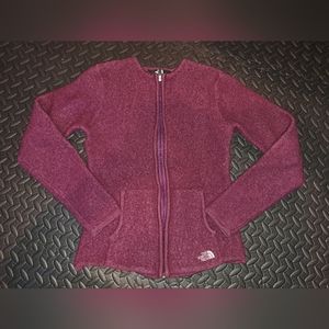 Vintage The North Face wool Zip Up sweater